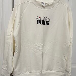 Puma White Sweatshirt with Character Graphic
